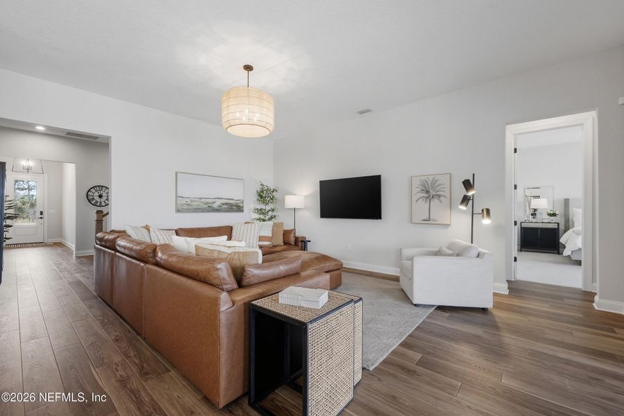Furnished interior view inside a new home in , St. Augustine (Image 7).