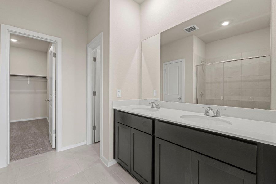 Primary Bath retreat with dual vanities