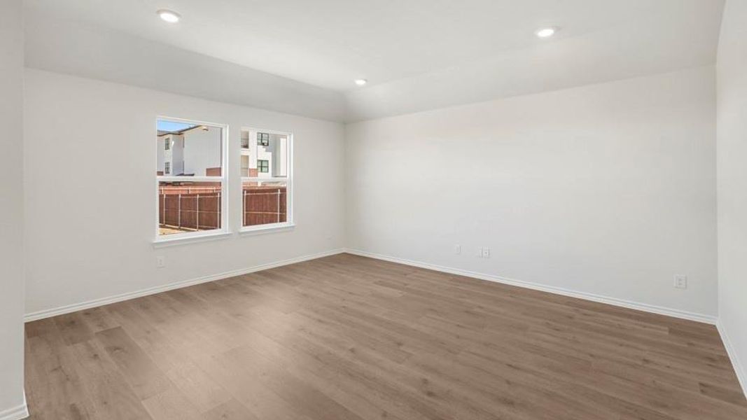 Spacious, unfurnished interior of a new home in Creeks at Burnett Trail, Canton (Image 27). Spacious, unfurnished interior of a new home in Creeks at Burnett Trail, Canton (Image 27).