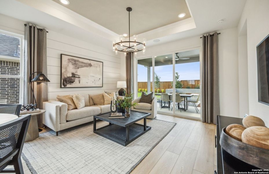Furnished interior view inside a new home in Del Webb New Braunfels at Veramendi, New Braunfels (Image 10).