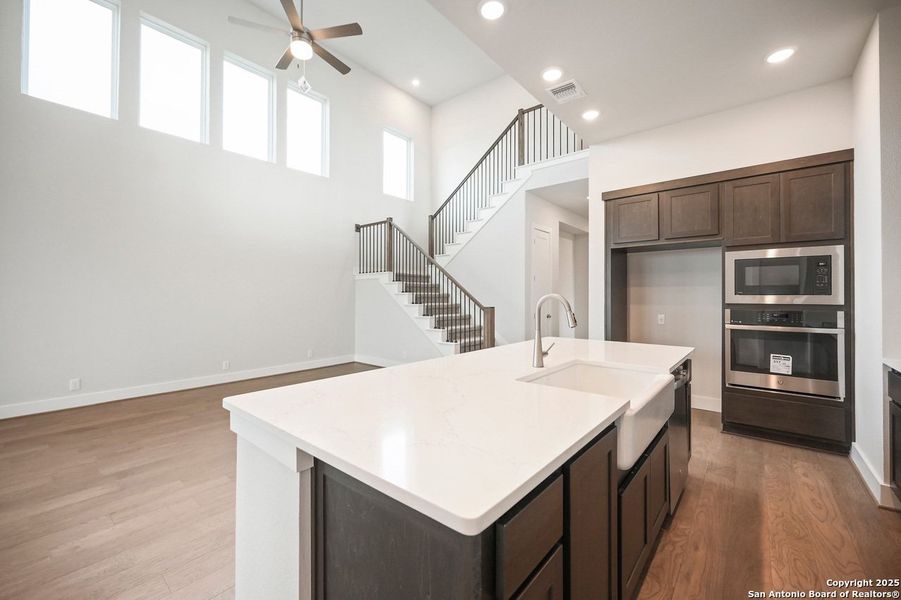 Furnished interior view inside a new home in Homestead, Schertz (Image 6).