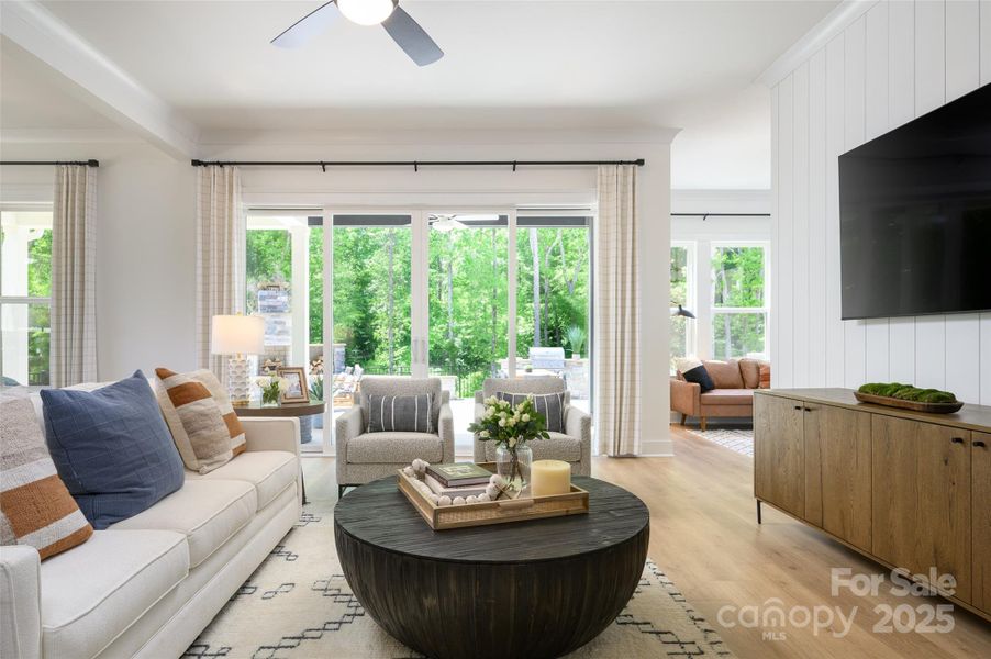 Furnished interior view inside a new home in North Creek Village, Huntersville (Image 10).