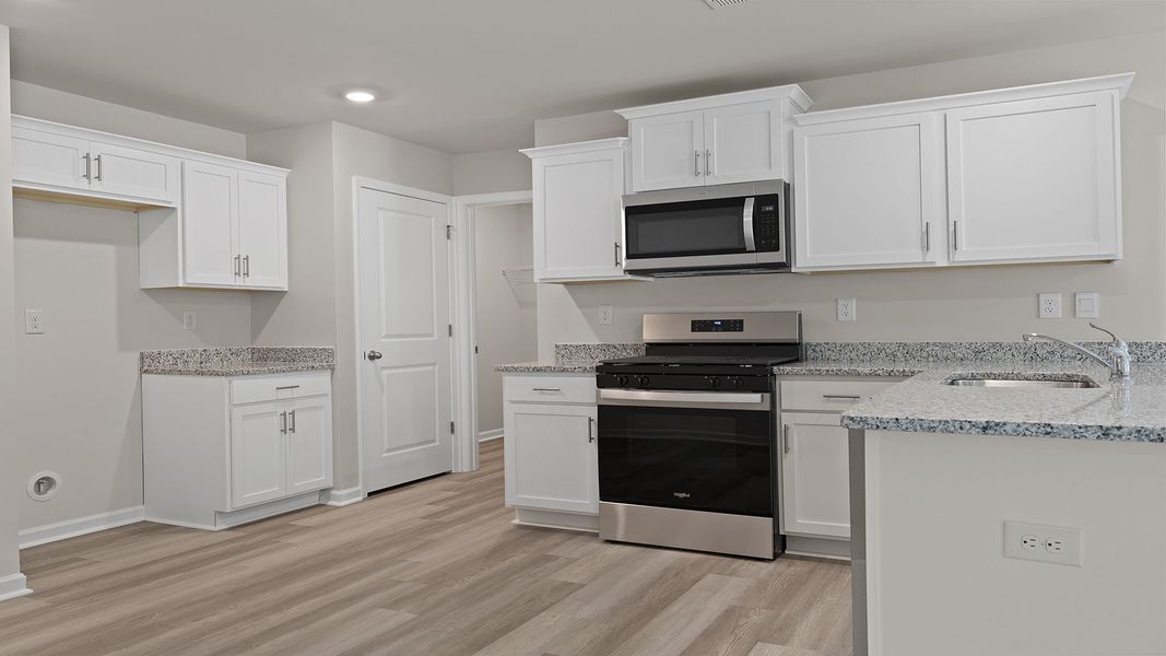 Furnished interior view inside a new home in Bentley Park, Greenwood (Image 7). Furnished interior view inside a new home in Bentley Park, Greenwood (Image 7).