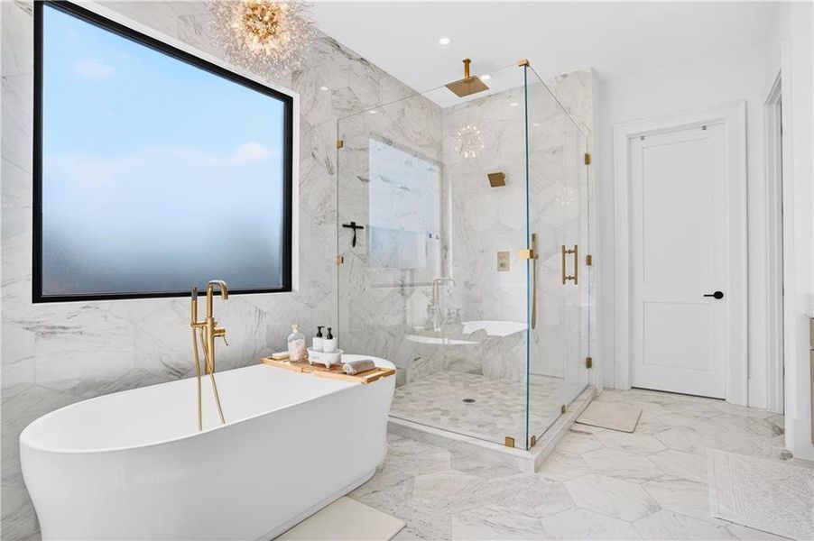 Furnished interior view inside a new home in , Hoschton (Image 49).