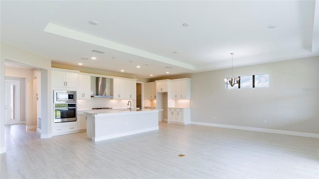 Great Room into Kitchen