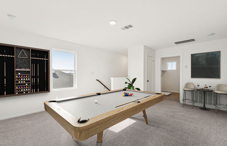 Furnished interior view inside a new home in Montgomery Bend, Montgomery (Image 13).