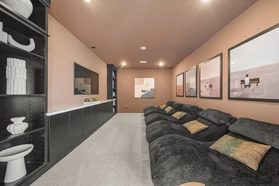 Furnished interior view inside a new home in Meridiana 40', 65', Manvel (Image 19). Furnished interior view inside a new home in Meridiana 40', 65', Manvel (Image 19).