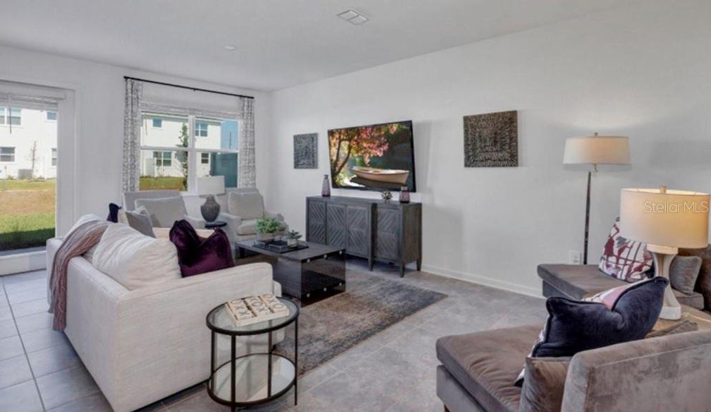 Furnished interior view inside a new home in , Davenport (Image 8).