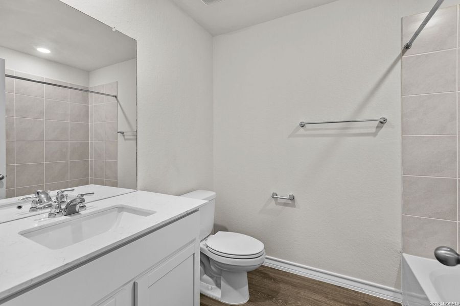 Furnished interior view inside a new home in Brookstone Creek, San Antonio (Image 6).