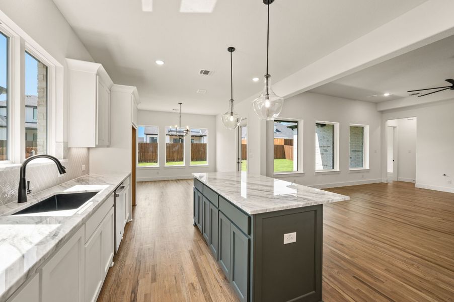 Furnished interior view inside a new home in Parks of Aledo, Aledo (Image 8).