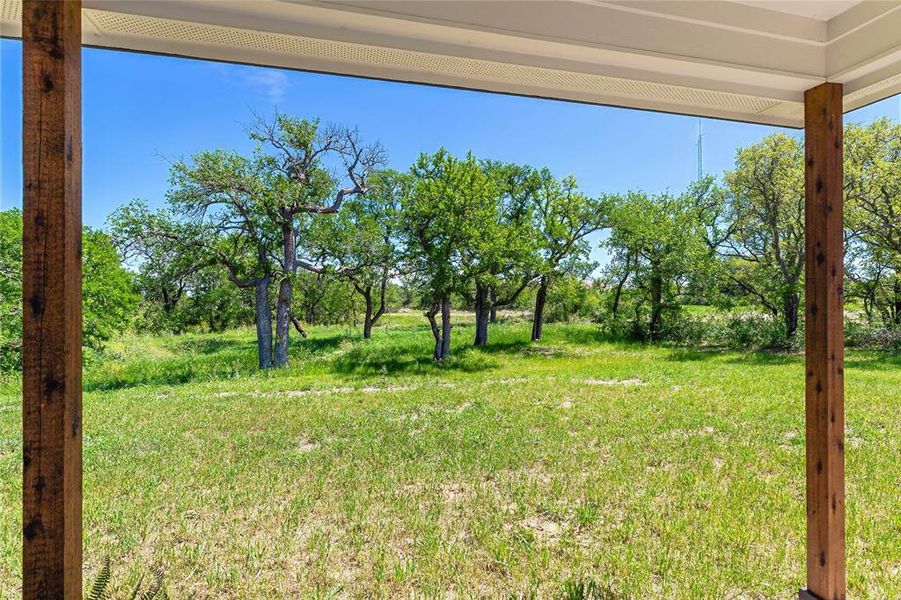Exterior details and patio area of a home in , Azle (Image 4).