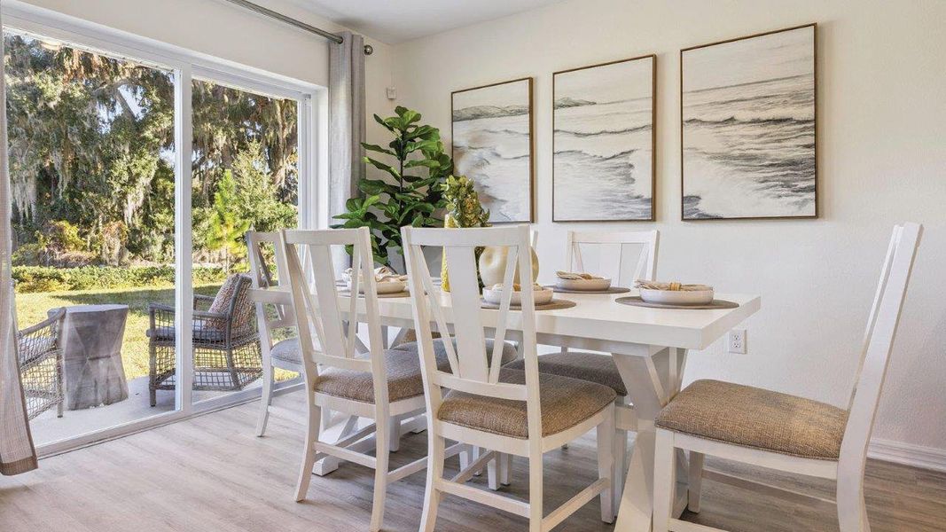 Furnished interior view inside a new home in Magnolia Pointe, Umatilla (Image 8).