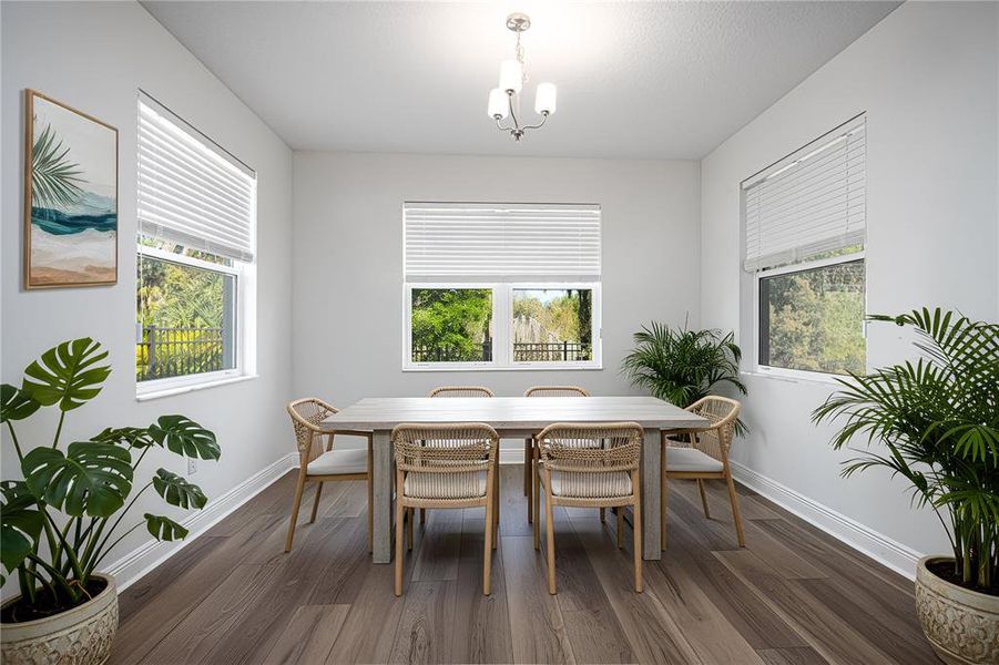 Furnished interior view inside a new home in , Palmetto (Image 14).
