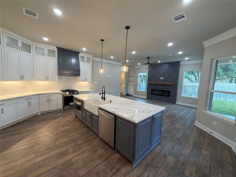 Furnished interior view inside a new home in , Montgomery (Image 5). Furnished interior view inside a new home in , Montgomery (Image 5).
