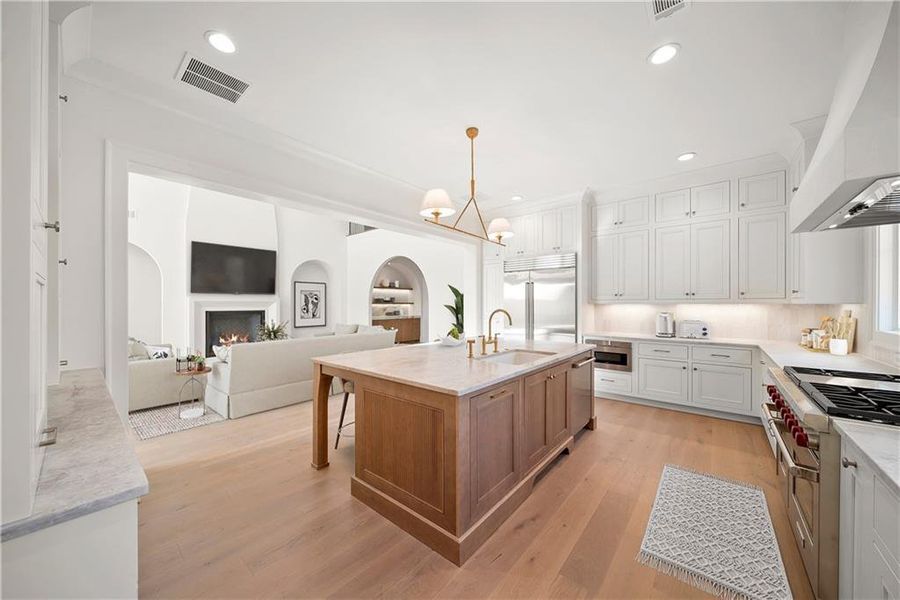 Furnished interior view inside a new home in , Alpharetta (Image 4).