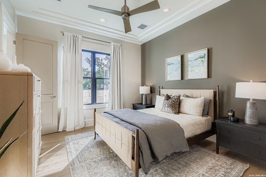 Furnished interior view inside a new home in Pecan Springs, Boerne (Image 44).