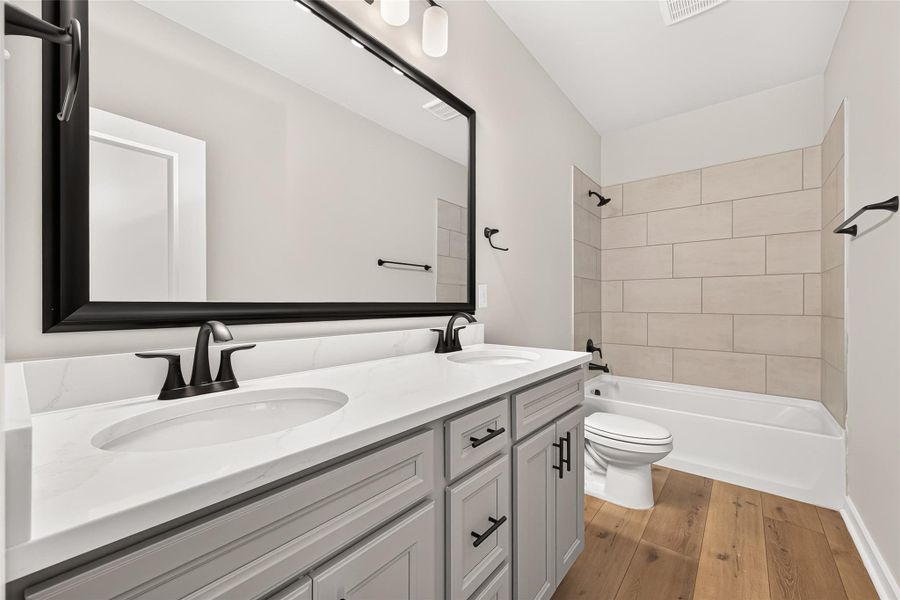 Furnished interior view inside a new home in Two Step Farm, Montgomery (Image 6).