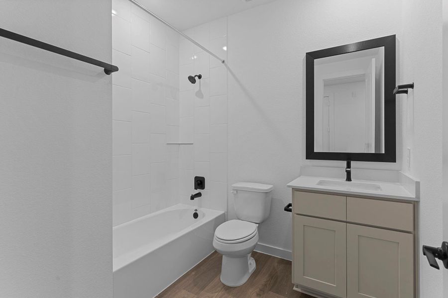 Furnished interior view inside a new home in Alexander, Pearland (Image 8). Furnished interior view inside a new home in Alexander, Pearland (Image 8).