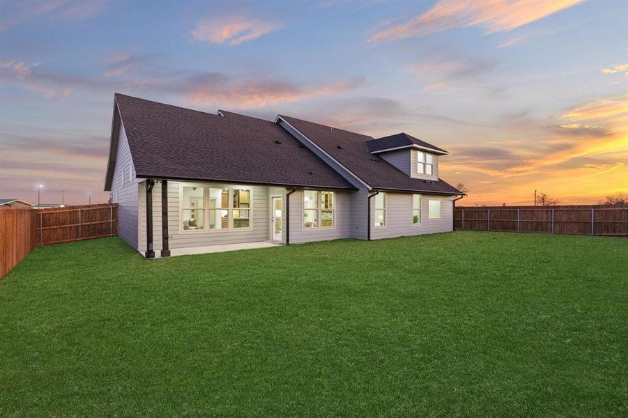 Exterior details and patio area of a home in , Howe (Image 4).