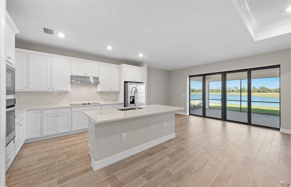 Furnished interior view inside a new home in The Strand at Cedar Grove, North Port (Image 5).