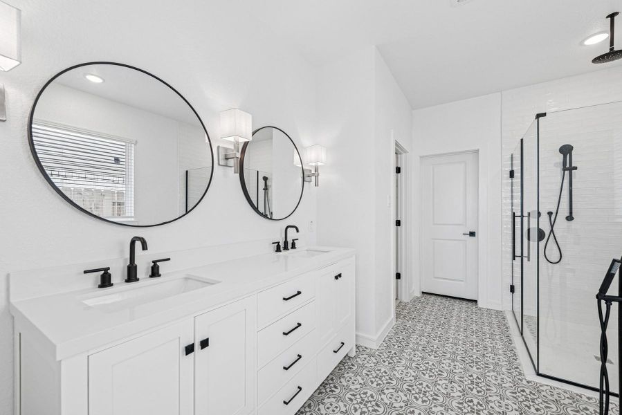 Spa-like primary bath (*Photo not of actual home and used for illustration purposes only.) Spa-like primary bath (*Photo not of actual home and used for illustration purposes only.)