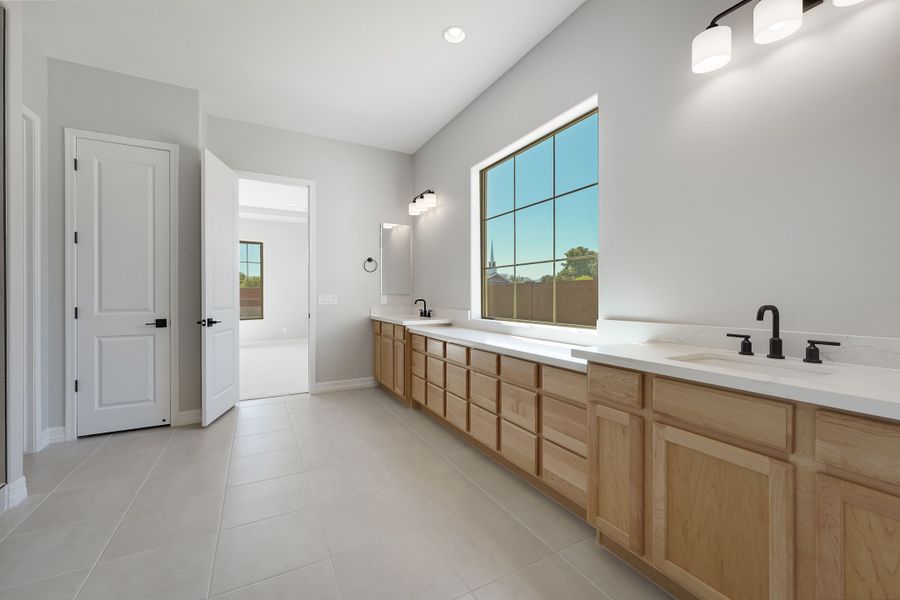 Furnished interior view inside a new home in Ellsworth Ranch, Queen Creek (Image 17). Furnished interior view inside a new home in Ellsworth Ranch, Queen Creek (Image 17).
