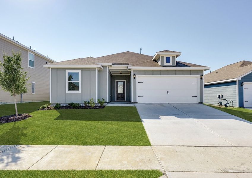 The Reed is a beautiful one-story, siding home.
