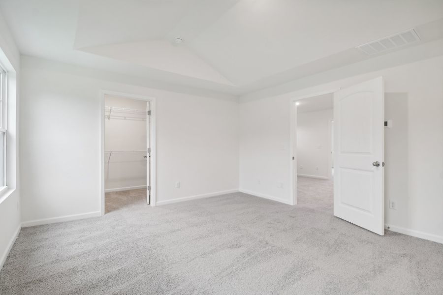 Spacious, unfurnished interior of a new home in Providence Station at Trolley Run, Aiken (Image 17). Spacious, unfurnished interior of a new home in Providence Station at Trolley Run, Aiken (Image 17).