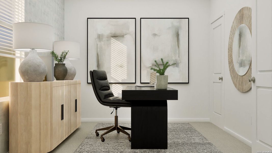 Furnished interior view inside a new home in Blossom Ranch, San Antonio (Image 9).