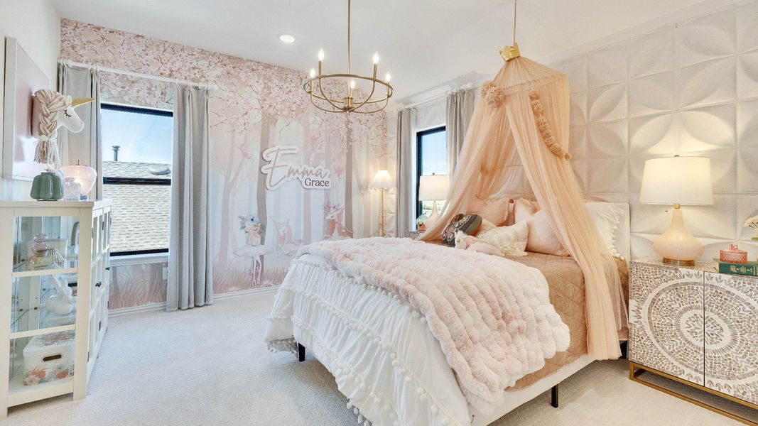 Representative furnished interior of a home built from the Elm by DRB Homes in Anthem, Kyle (Image 10).