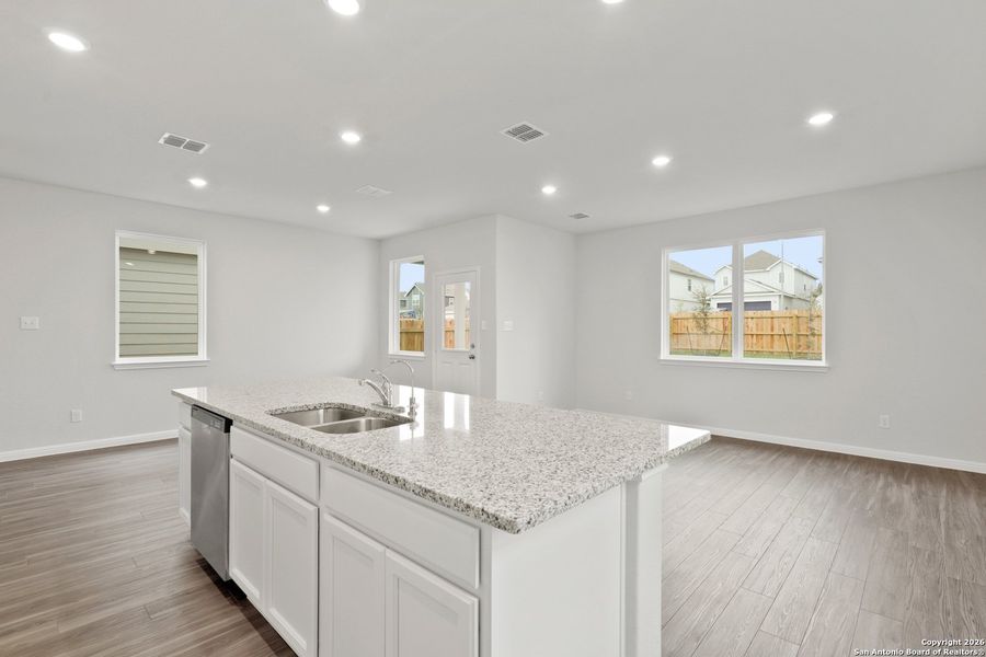 Furnished interior view inside a new home in Melissa Ranch, San Antonio (Image 6).