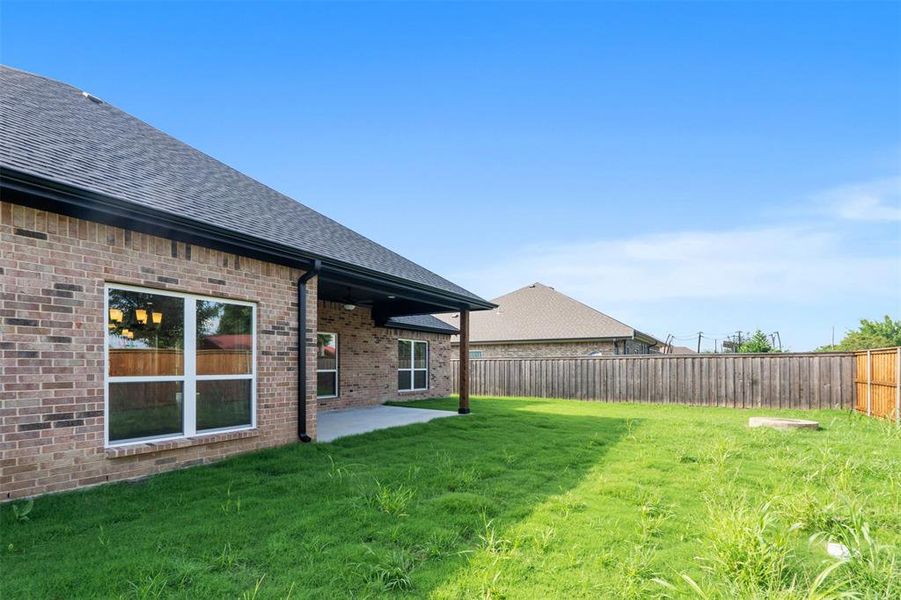 Exterior details and patio area of a home in , Mabank (Image 21). Exterior details and patio area of a home in , Mabank (Image 21).