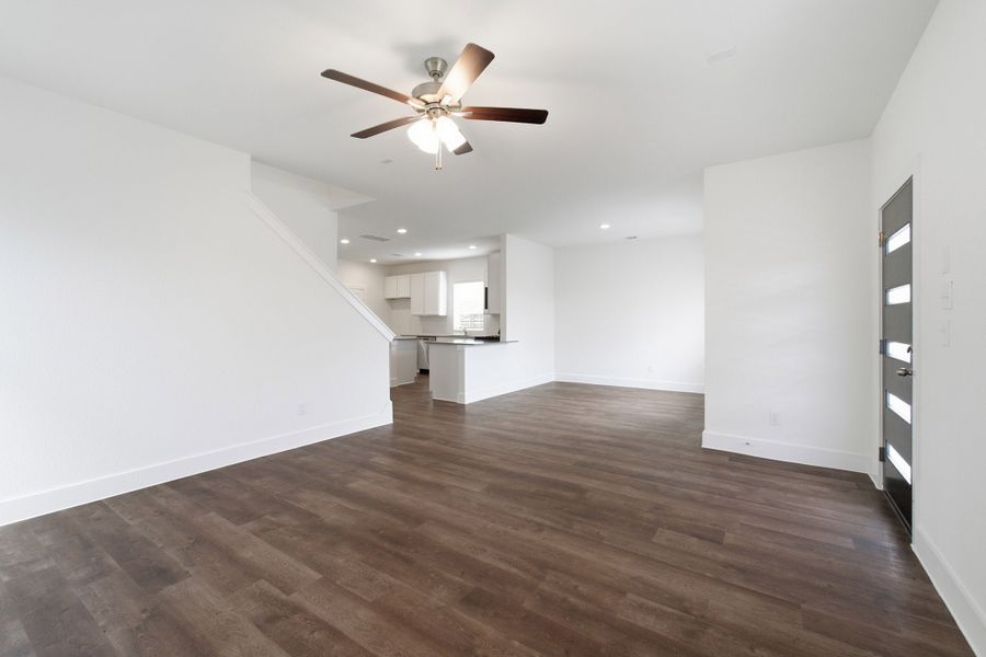 Spacious, unfurnished interior of a new home in Austin Point, Richmond (Image 25).