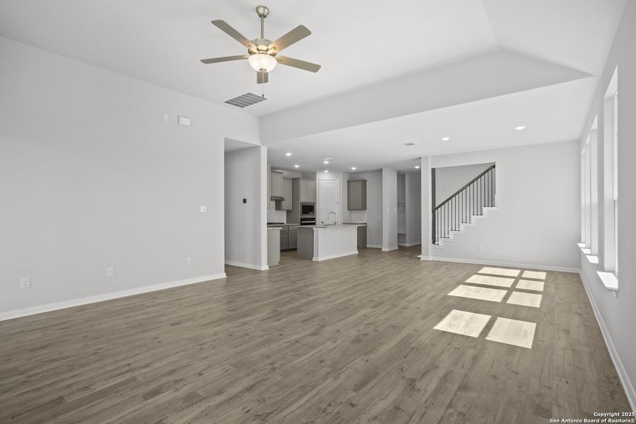 Spacious, unfurnished interior of a new home in Ladera, San Antonio (Image 32). Spacious, unfurnished interior of a new home in Ladera, San Antonio (Image 32).