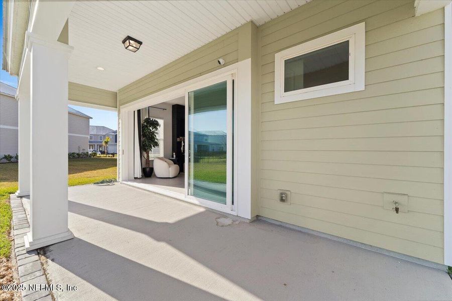 Exterior details and patio area of a home in , St. Johns (Image 29).