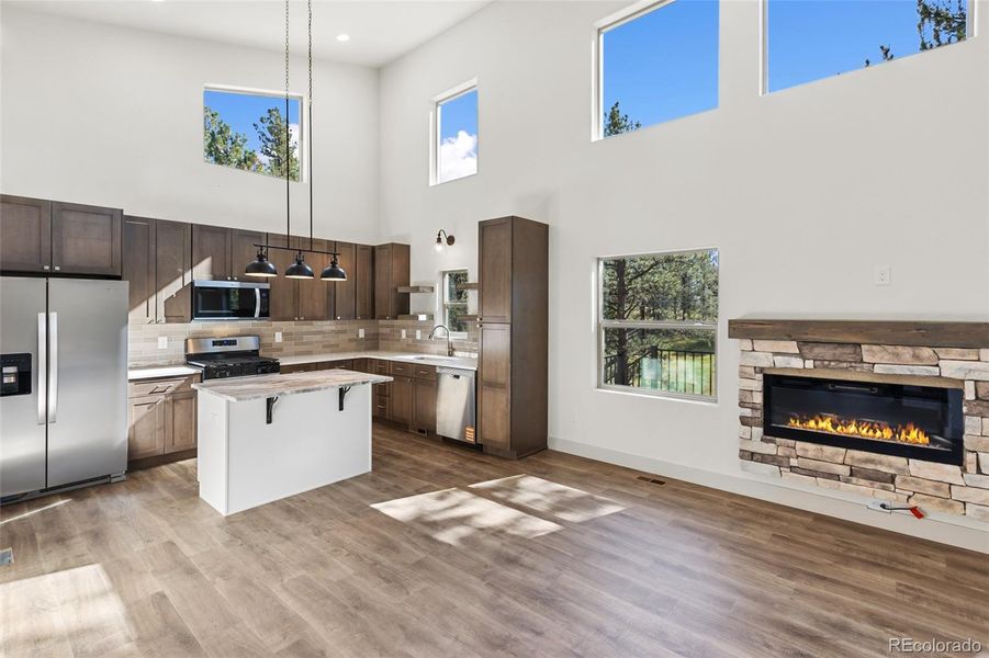Furnished interior view inside a new home in , Florissant (Image 9).