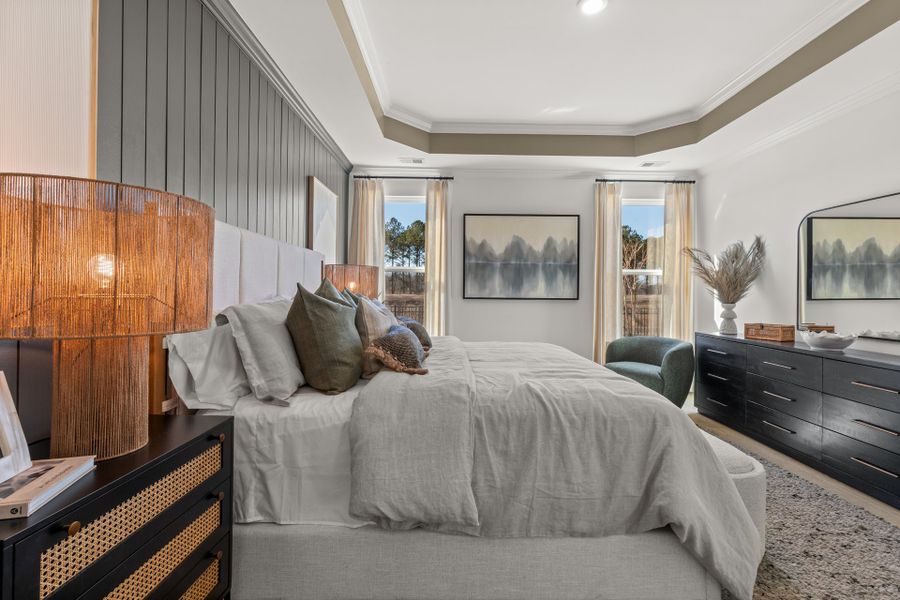 Representative furnished interior of a home built from the The Driftwood by Chesapeake Homes in Coastal Club of the Carolinas, Calabash (Image 10).