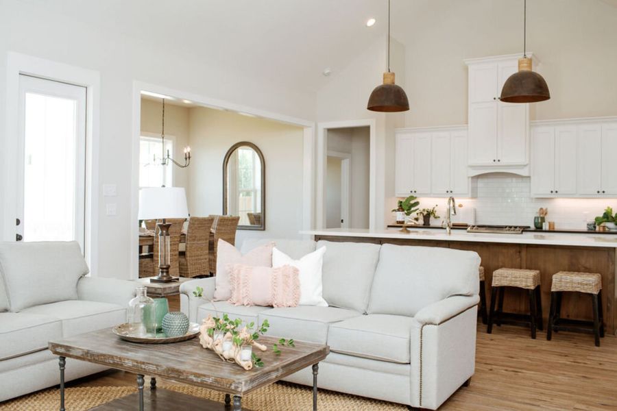 Representative furnished interior of a home built from the The Caroline by Reece Homes in Pebble Creek, College Station (Image 5).