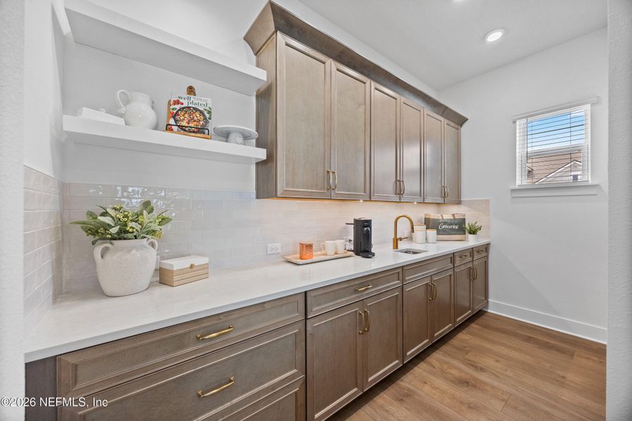Furnished interior view inside a new home in Oak Grove at SilverLeaf 60’, St. Augustine (Image 35).