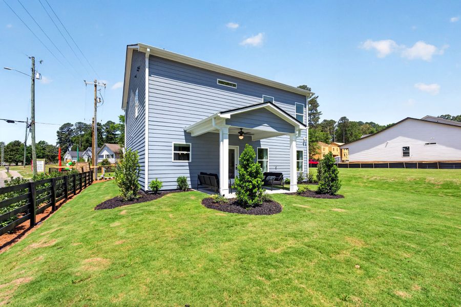 Exterior details and patio area of a home in Laurel Creek, Calhoun (Image 19). Exterior details and patio area of a home in Laurel Creek, Calhoun (Image 19).