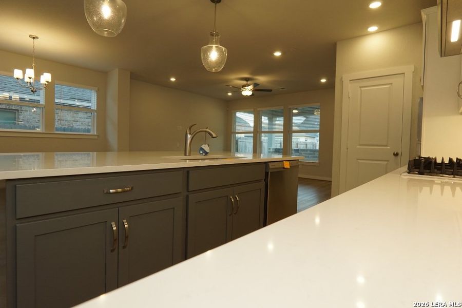 Furnished interior view inside a new home in Ladera - High Point 45', San Antonio (Image 5).