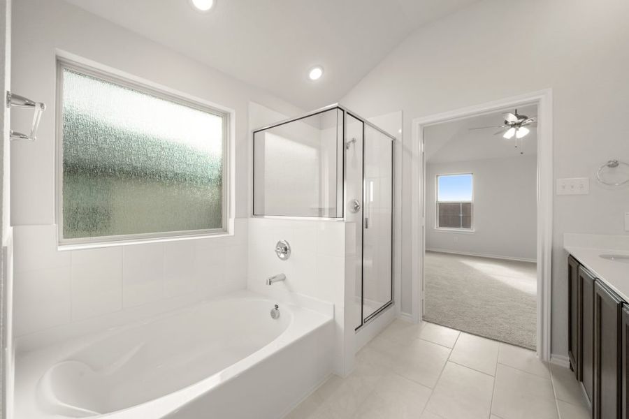 Front exterior of a new home in Myrtle Creek, Waxahachie, TX, highlighting curb appeal (Image 26).