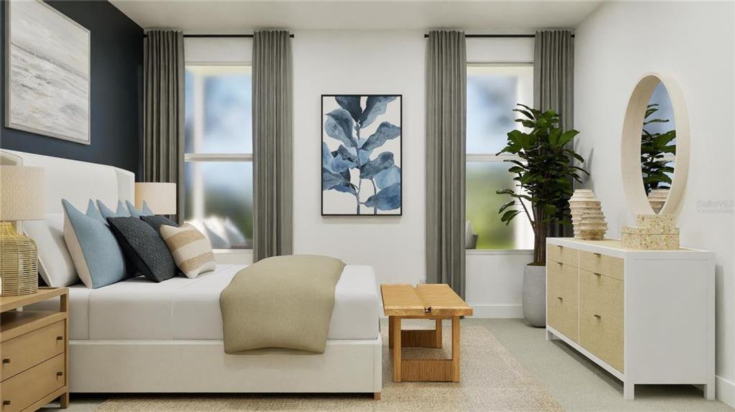 Furnished interior view inside a new home in Meadow Pointe, Groveland (Image 14).
