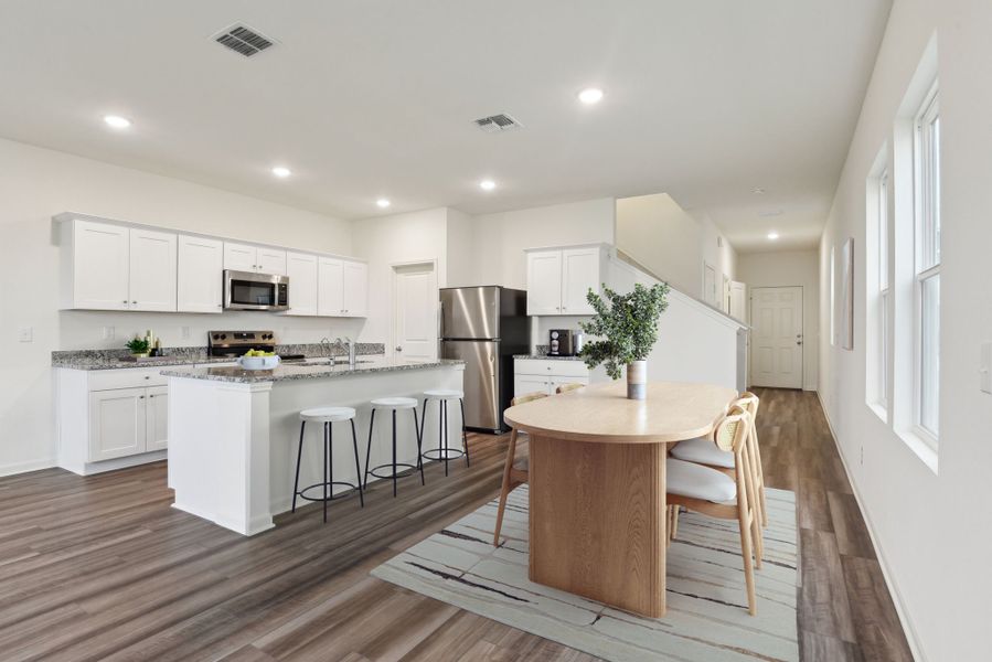 Representative furnished interior of a home built from the Ross by Starlight Homes in Pinckney Place, North Charleston (Image 5).