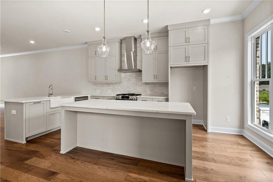 Furnished interior view inside a new home in Waterhaven, Cumming (Image 9).