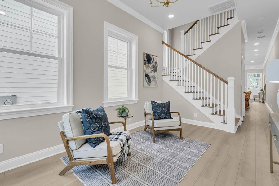 Furnished interior view inside a new home in , Charleston (Image 4).