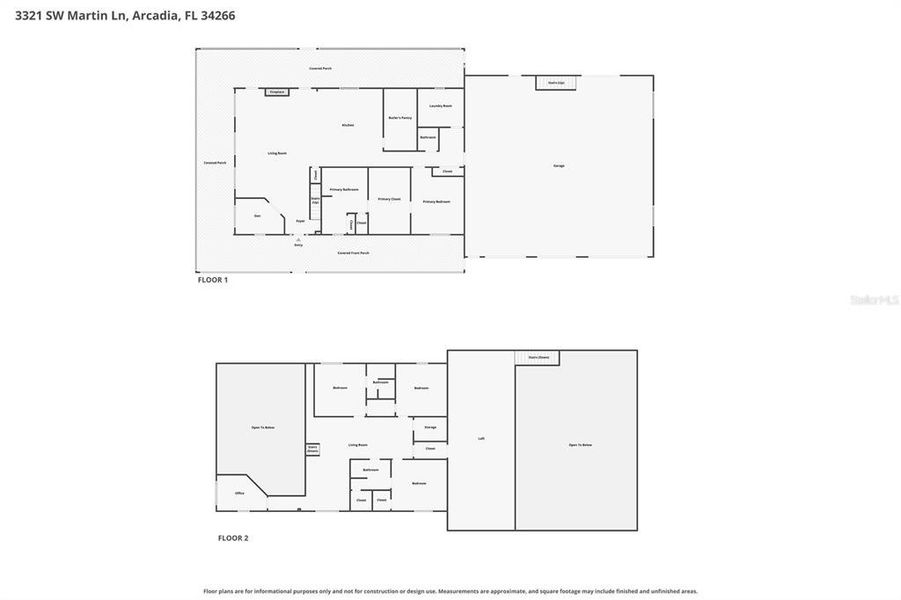 2D floor plan layout of this home in , Arcadia, FL (Image 3).