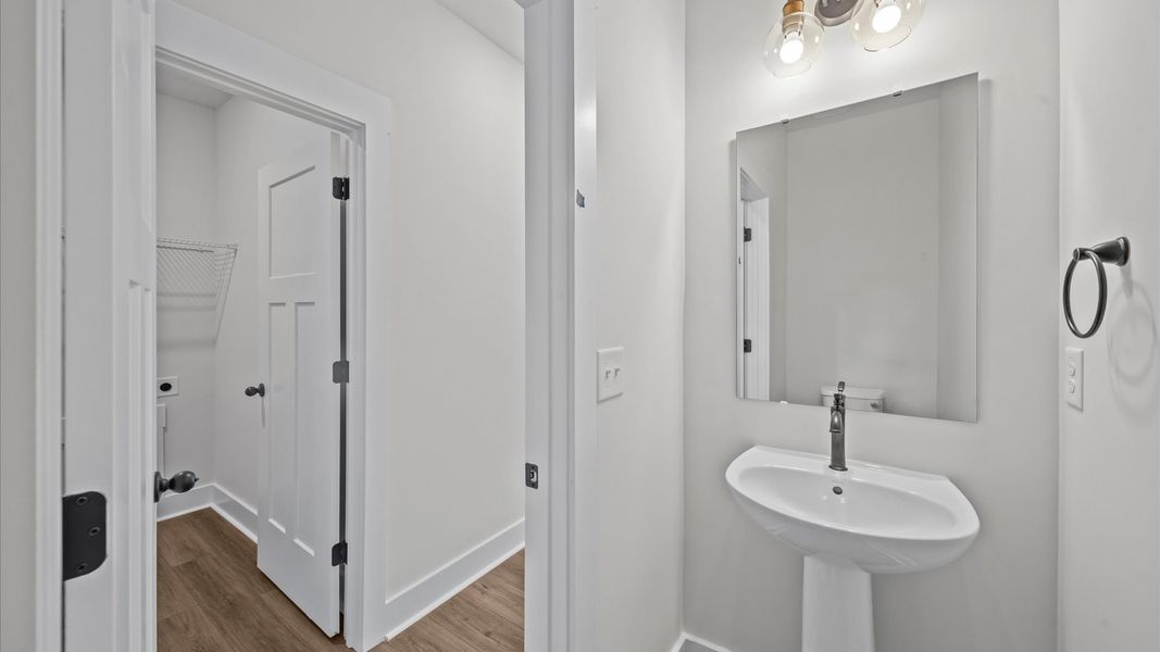 Furnished interior view inside a new home in Creeks at Midway, Anderson (Image 14).