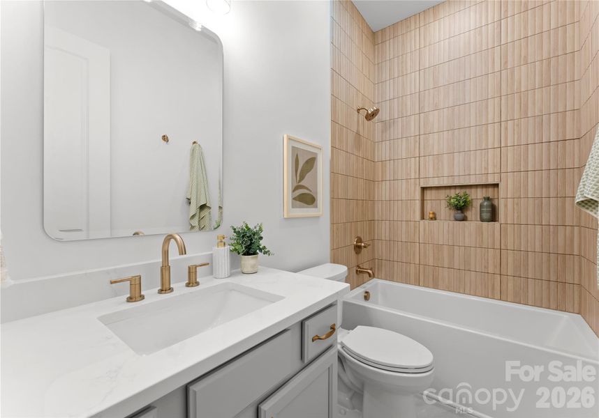 Furnished interior view inside a new home in , Locust (Image 36).