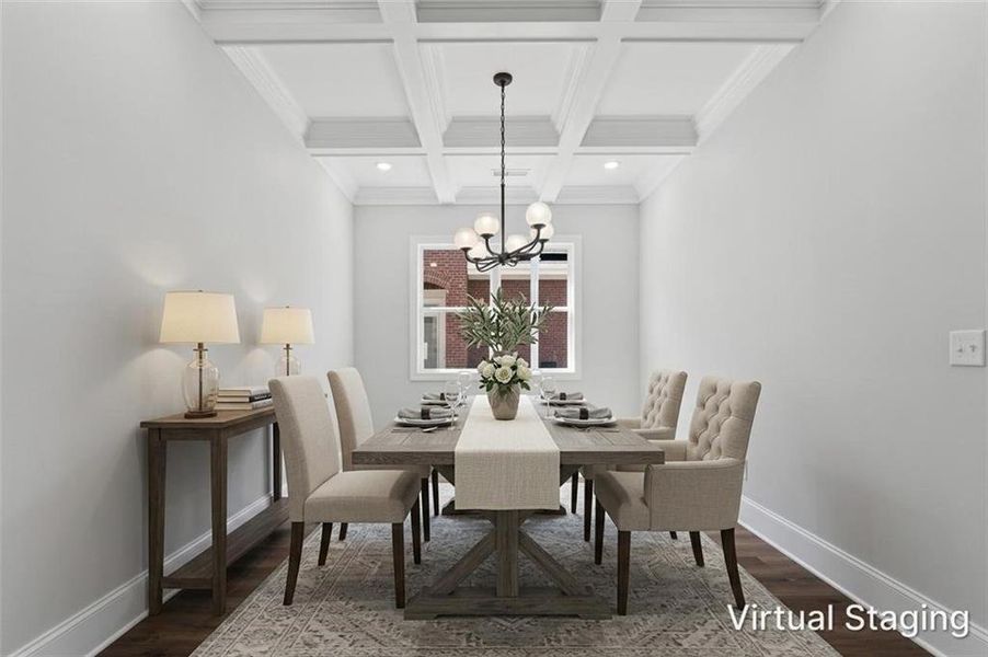 Furnished interior view inside a new home in , Covington (Image 14).